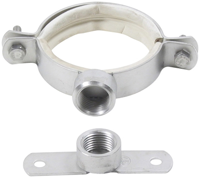 BLUCHER Stainless Steel 3" 2-Piece Pipe Hanger